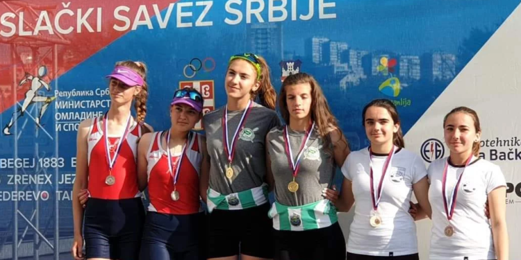 Osam medalja za veslače Smedereva na 4. regati Kupa Srbije