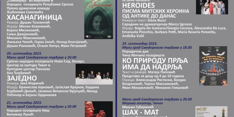 Objavljen program 10. Teatra u Tvrđavi