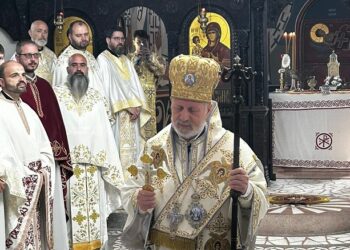 Vladika Braničevski Ignjatije služio Svetu arhijerejsku Liturgiju u Krnjevu