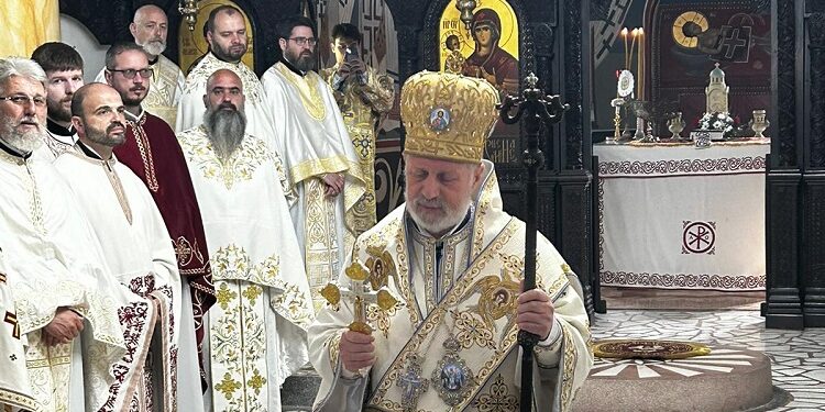 Vladika Braničevski Ignjatije služio Svetu arhijerejsku Liturgiju u Krnjevu