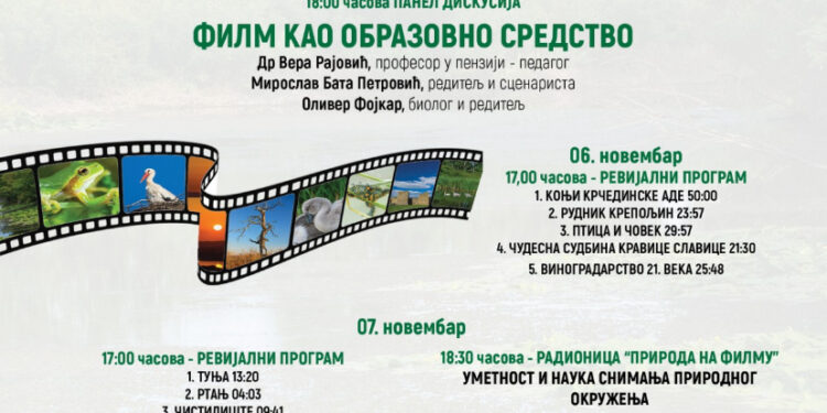 Festival prirodnjačkog filma u Muzeju u Smederevu