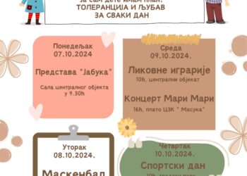Program obeležavanja Dečje nedelje u Velikoj Plani
