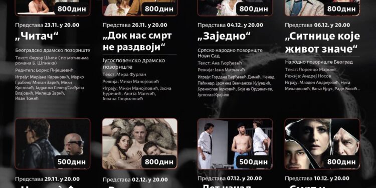 Masukini pozorišni dani od 23. novembra do 10. decembra