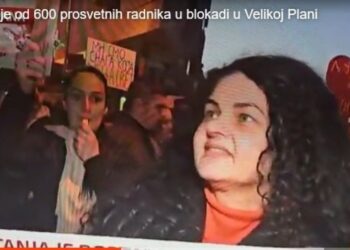 N1 priznao krah opozicije: Samo dvoje od 600 prosvetnih radnika u blokadi u Velikoj Plani