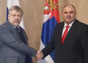 Načelnik Podunavskog okruga na radnom sastanku u ambasadi Ruske federacije