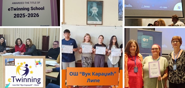 OŠ “Vuk Karadžić” u Lipama dobitnik oznake eTwinning škola