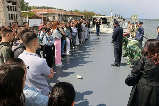 Brod Vojske Srbije „Kozara“ uplovio u Smederevo