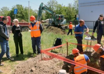 Gradonačelnica posetila radove na izgradnji moderne vakuumske kanalizacije u industrijskoj zoni