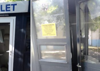 Zelenilo Smederevo: Polomljena vrata na javnom toaletu
