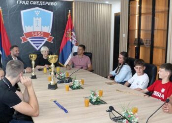 Grad Smederevo ugostio šampione: Prijem za osvajače medalja sa balkanskih i evropskih prvenstava