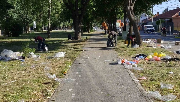Zelenilo Smederevo: Čišćenje nakon vašara na Carini