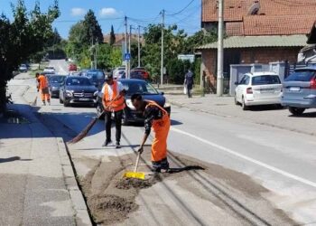 Zelenilo: Uklanjanje posledica nevremena nastavljeno u Petrijevskoj i Ulici kneza Mihaila