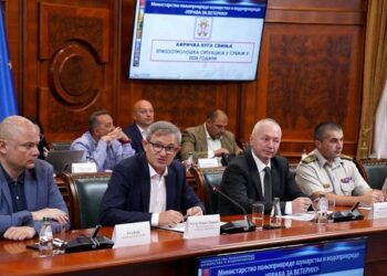 Načelnik Podunavskog okruga na operativnom sastanku u Vladi Srbije