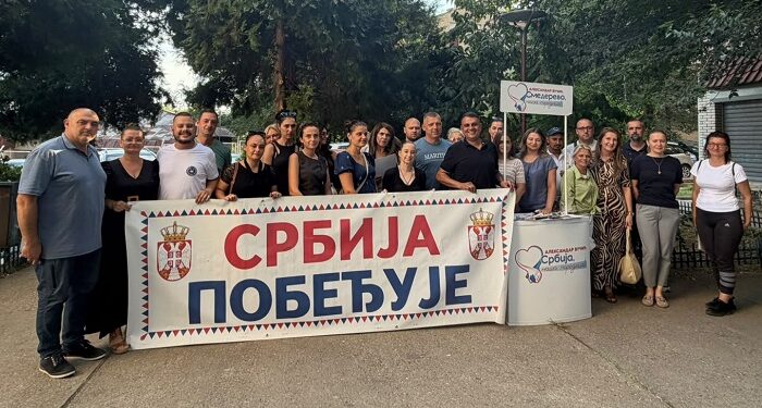 SNS Smederevo: Narod zna – Ujedinjena Srbija pobeđuje