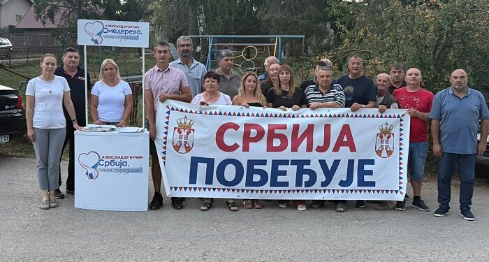 Funkcioneri SNS Smederevo posetili članove stranke u Landolu
