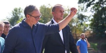 Aleksandar Vučić sa građanima Velike Plane: Narod poručuje – Ujedinjena Srbija pobeđuje!