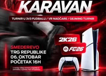 5G mts Karavan u Smederevu  – sport, zabava i gejming na jednom mestu
