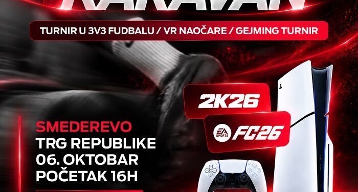 5G mts Karavan u Smederevu – sport, zabava i gejming na jednom mestu