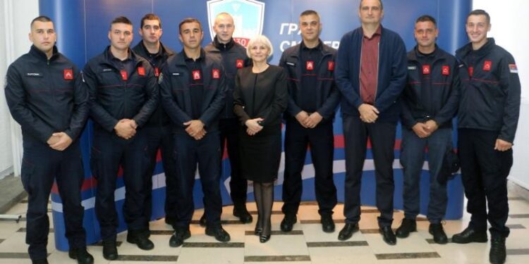 Prijem za vatrogasce u Smederevu