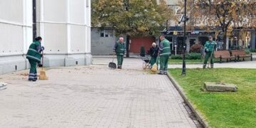 Zelenilo Smederevo: Očišćen Glavni gradski trg